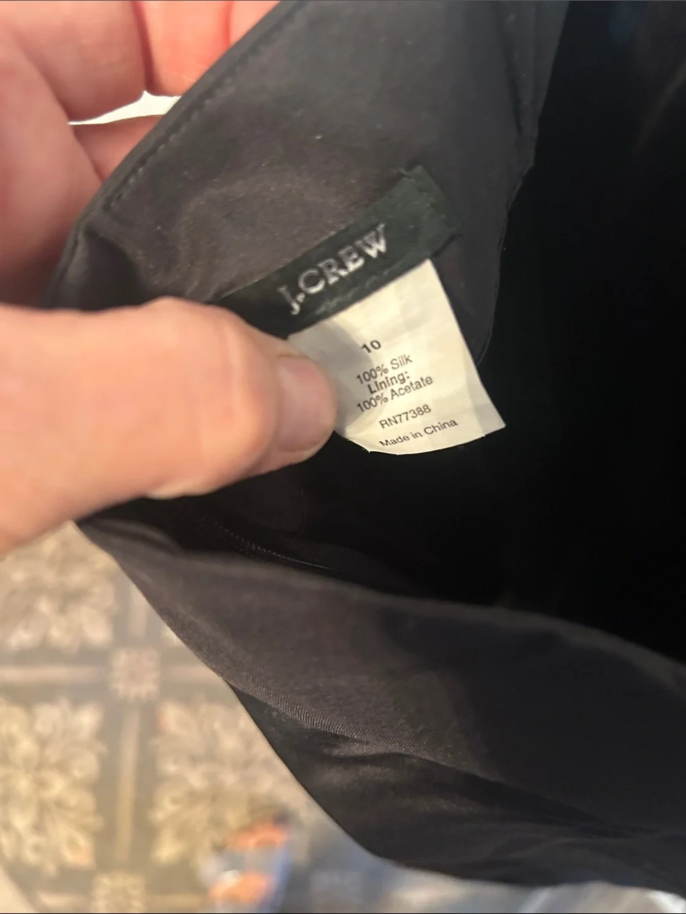 J. Crew Little Black Strapless Dress with Bow Detail